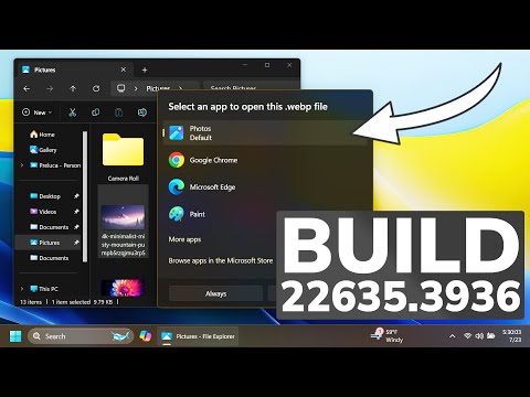 New Windows 11 Build 22635.3936 – New Open With Dialog, New Settings Changes and Fixes (Beta)