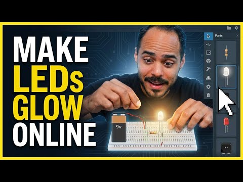 How to Light and LED TinkerCad Tutorial : Step-by-Step LED Circuit for Beginners [2026]