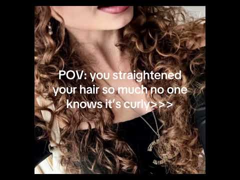 #cute #curlyhair #<strong>hair</strong> #straighthair #viral