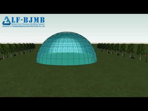 Botswana church glass dome roof