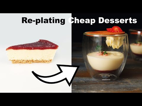 Plating Cheap Frozen Desserts into Gourmet Restaurant Food! How To Cook That Ann Reardon hacks