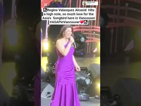 Regine Velasquez Alcasid Amazing Perfomance in ASAP Vancouver #reginevelasquezalcasid