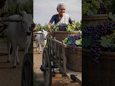 dadi ke mehnat se ugaye gaye angur hue kharab 😭 #viral#shorts #ai