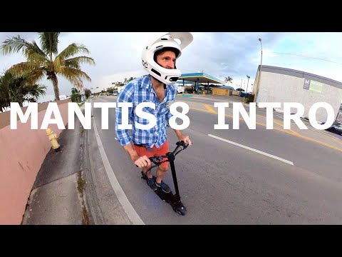 Mantis 8 Single Motor Electric Scooter Introduction & First Ride