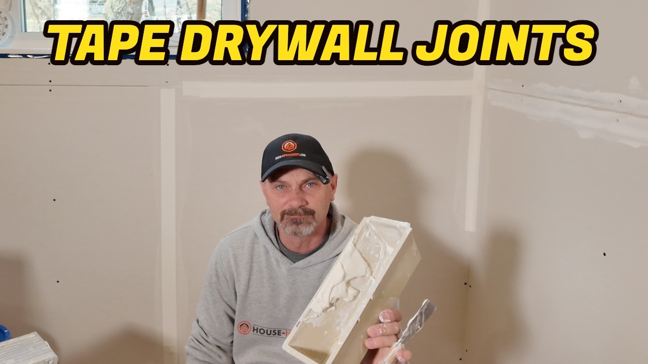 How To Apply Paper Tape to Drywall Joints