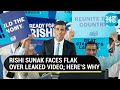 ‘You’re finished’: Rishi Sunak under fire over leaked video on diverting funds as UK FM