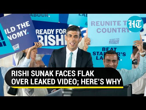 ‘You’re finished’: Rishi Sunak under fire over leaked video on diverting funds as UK FM