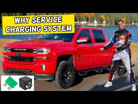 WHY SERVICE CHARGING SYSTEM WARNING CHEVROLET SILVERADO  2014 2015 2016 2017 2018 2019