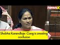 Cong is creating confusion | Shobha Karandlaje Slams Cong | Ktaka Deputy CM Row