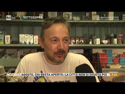 Agosto, chi resta aperto: la città non si svuotano - Agorà Estate 05/08/2024