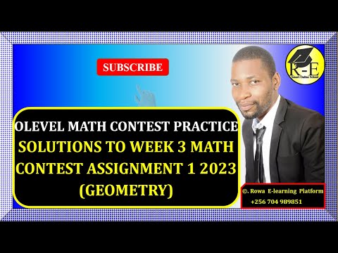 027 – OLEVEL MATH CONTEST PRACTICE – SOLUTIONS TO WEEK 3 MATH CONTEST ASSIGNMENT 1 | FOR SENIOR 1 –4
