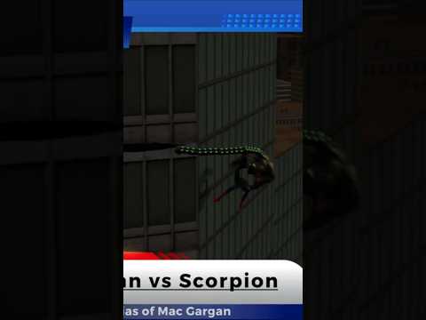 Spider-man v Scorpion on skyscraper