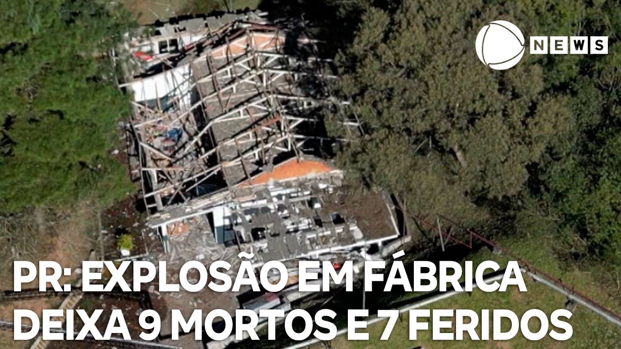 Explosão de fábrica de materiais para mineração deixa nove mortos e sete feridos em Curitiba