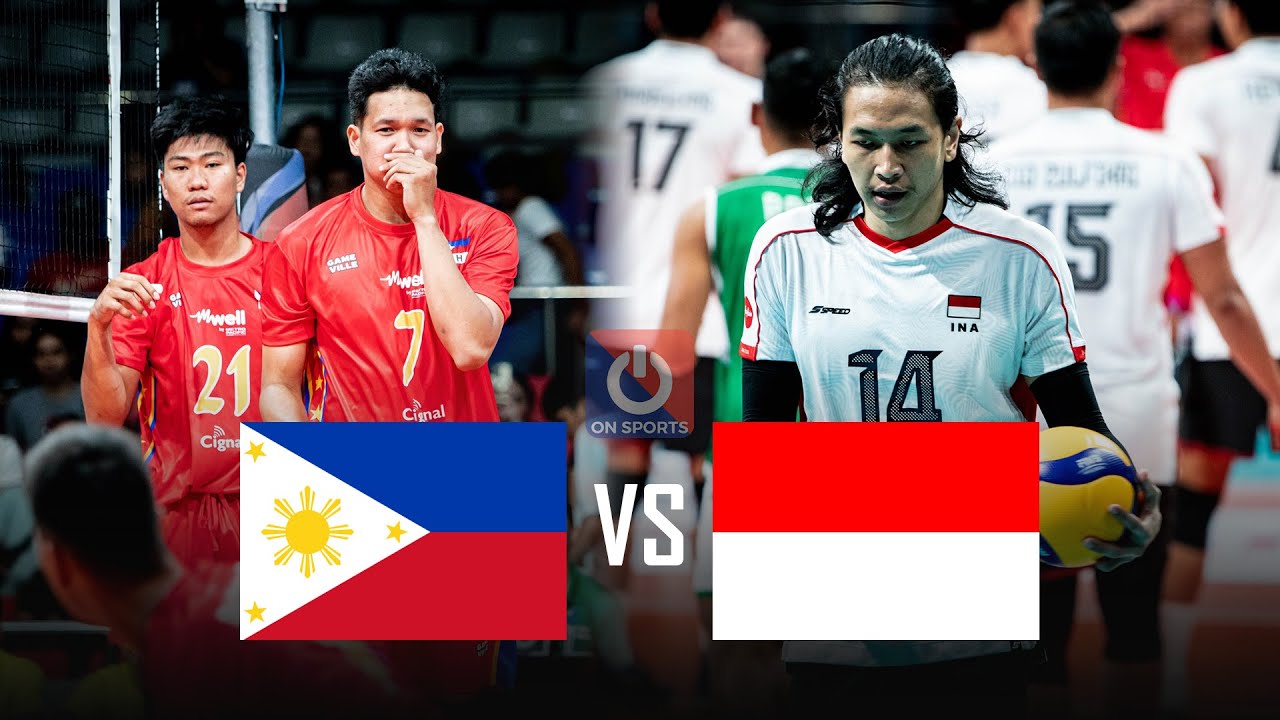 🔴Full HD | Philippines vs Indonesia | The class of star Farha - Men's Volleyball Asean