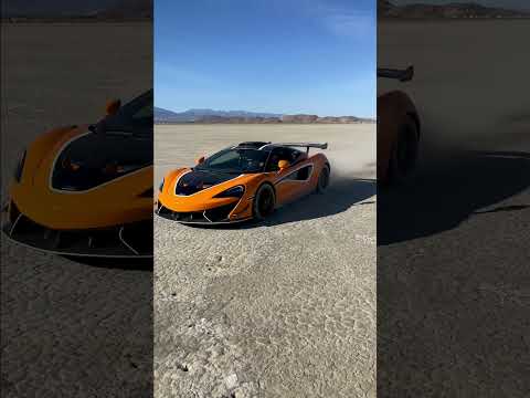 I drove a McLaren to the desert just to do this... | Alex Costa #Shorts