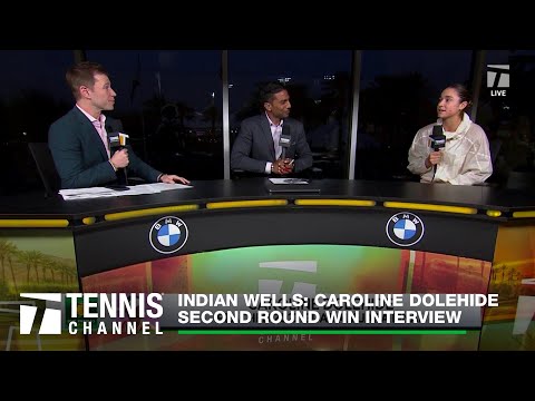 Caroline Dolehide Discusses Her Big Win Over Azarenka; Indian Wells 2R