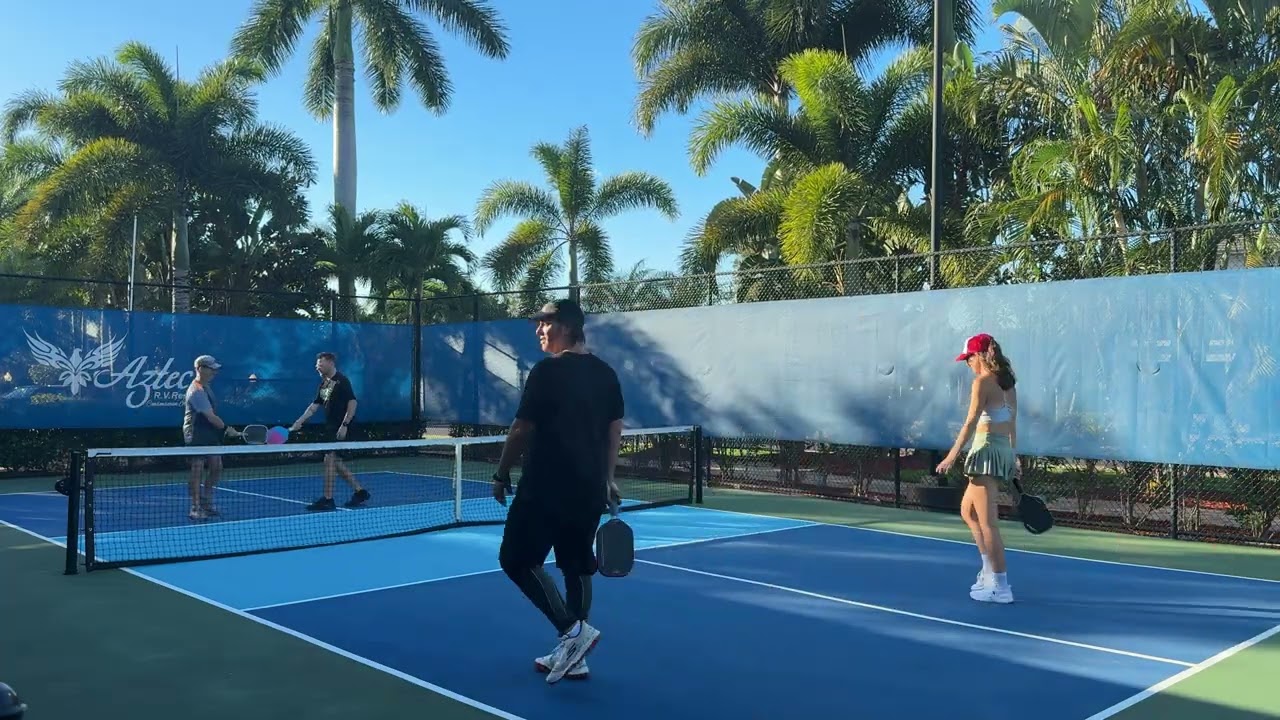 5.0 Doubles Pickleball | Matt & Jeana vs Canada | Aztec RV Resort | Florida | Game 2