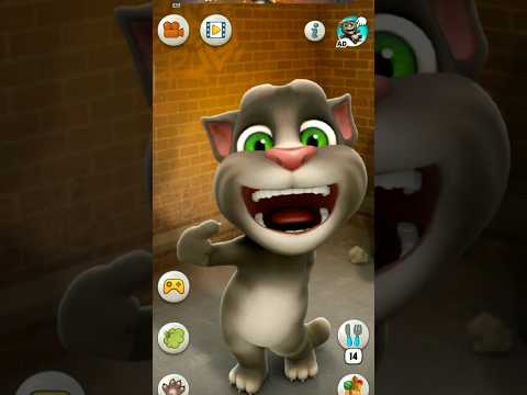 Talking tom cat 🐱🍧 #shorts #youtubeshorts #shortvideo #talkingtomcat #talkingcat #gaming #cartoon