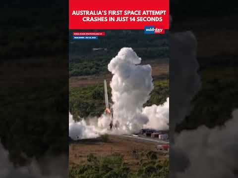 Australias First Orbital Rocket Crashes After 14 Seconds  42 thousand views  play Short