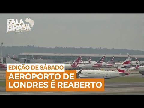 Aeroporto de Londres volta a operar após incêndio, mas ainda tem efeitos da paralisação