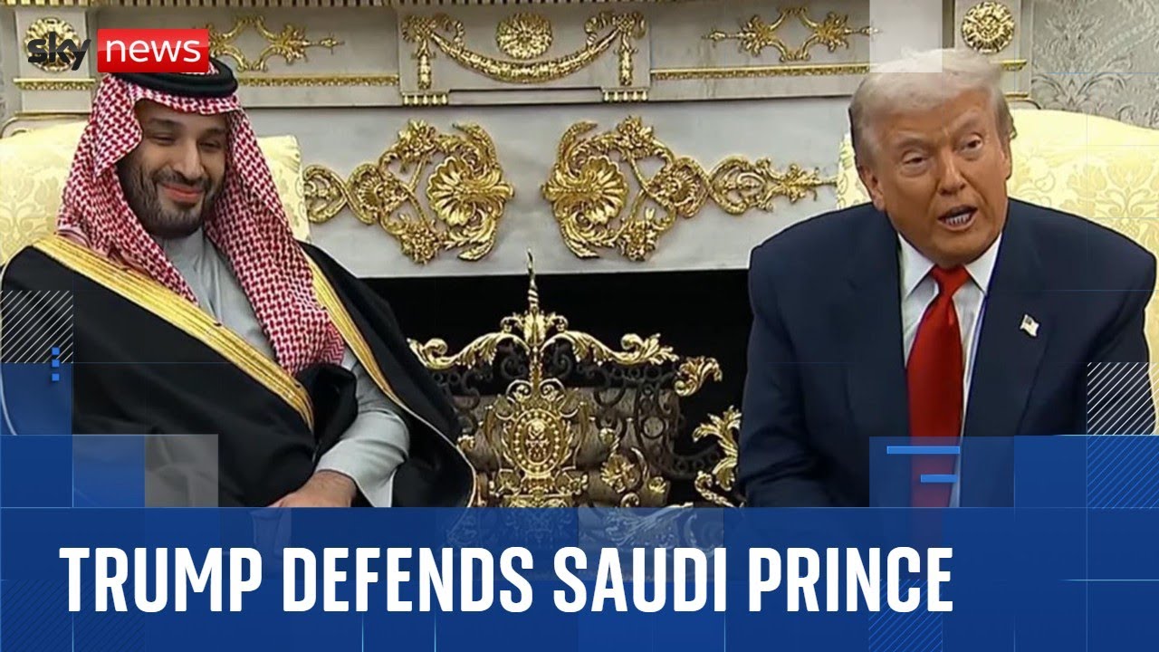 Trump tells reporter not to 'embarrass' crown prince by asking about journalist's murder