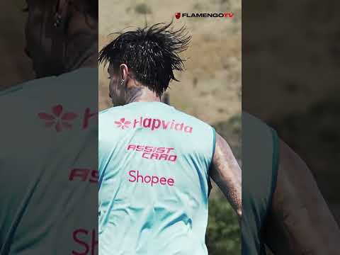 ERICK PULGAR VOLTANDO, FALTA POUCO! 🔴⚫ #treino #flamengo #flamengotv