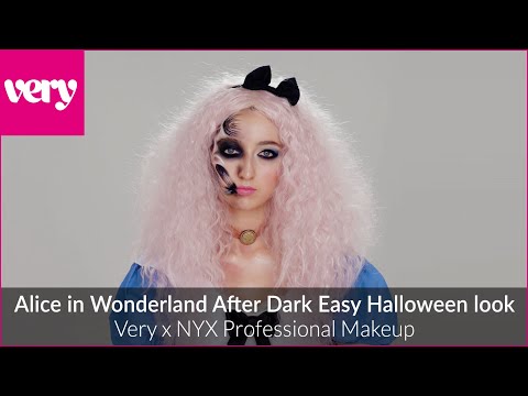 very.co.uk & Very Voucher Code video: Alice in Wonderland After Dark | Halloween Makeup | Very x NYX Professional Makeup