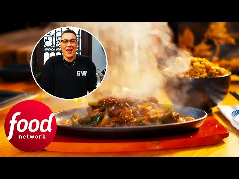 How To Make Sizzling Black Pepper Beef & Egg Fried Rice | Gok Wan's Easy Asian