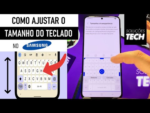 Como AJUSTAR o TAMANHO do TECLADO no SAMSUNG