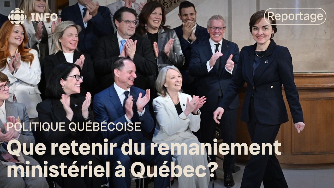 Christine Fréchette dévoile son Conseil des ministres