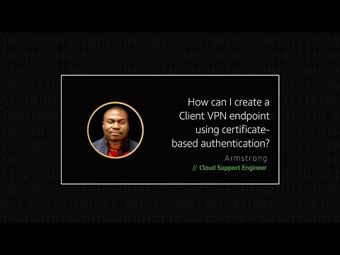 How can I create a Client VPN endpoint using certificate-based authentication?
