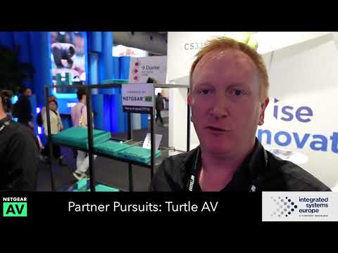 ISE 2025: Eamon Drew from Turtle AV Talks AV Solutions with NETGEAR AV