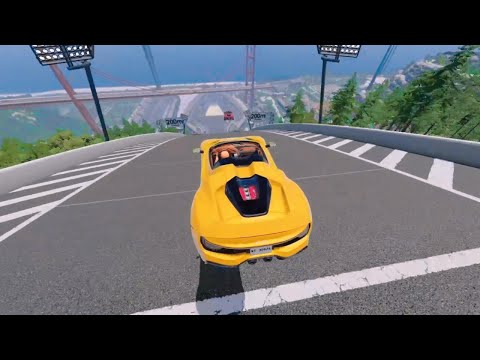 Cars & Epic jumps  #1 - BeamNgdrive - BeamngMars-tk