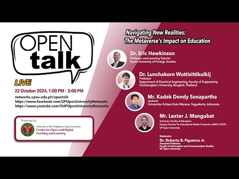 OPEN Talk Episode 45 - Navigating New Realities: The Metaverse's Impact on Education