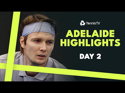 Bublik Plays Kecmanovic; Goffin & Nakashima In Action | Adelaide 2025 Highlights Day 2