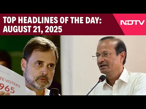 Maha Poll Row: FIR Against Psephologist Sanjay Kumar | Top Headlines Of The Day: August 21, 2025