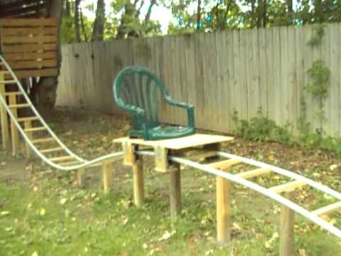 Backyard Homemade PVC Roller Coaster Thrillium- Offride ...