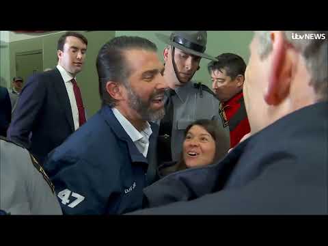 US election candidates final pitches for votes | ITV News