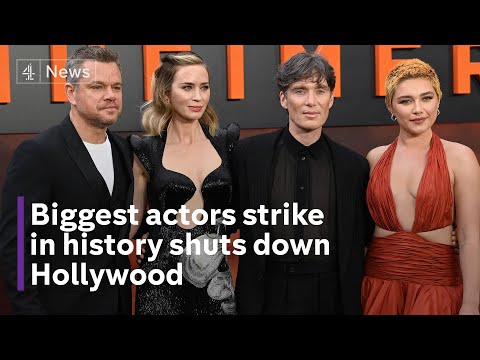 Hollywood strike: writers and actors bring film and TV to a standstill