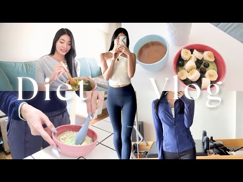 【Diet Vlog】ご報告💌＆最近の太らない1日の食事Vlog🍽️🩵