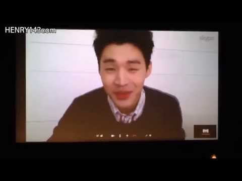 한글자막) 140215 토론토에서 파이널 레시피 상영 후 헨리 와 스카이프 화상채팅