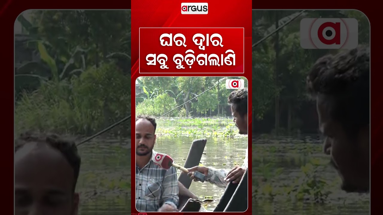 ଘର ଦ୍ଵାର ସବୁ ବୁଡିଗଲାଣି | Argus Reels | Flood Water | Argus Reels | Argus News