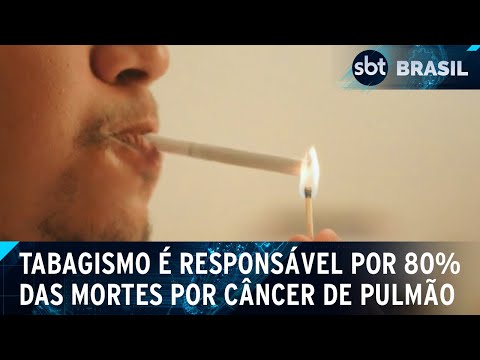 Tabagismo é responsável por 80% das mortes por câncer de pulmão | SBT Brasil (01/06/24)