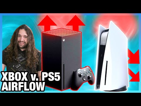 PS5 vs. Xbox Series X Airflow Testing: Cooling Design Efficiency & Flow Paths (Schlieren)