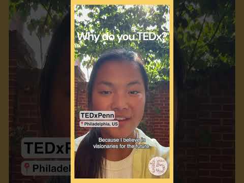 Why do you #TEDx?