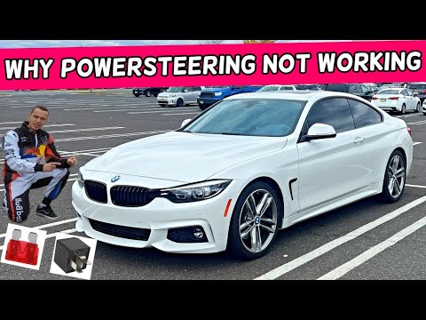 WHY POWERSTEERING DOES NOT WORK BMW F32 F33 F36 428i 430i 435i 440i 418i 420i 418d 420d 425d 430d 43