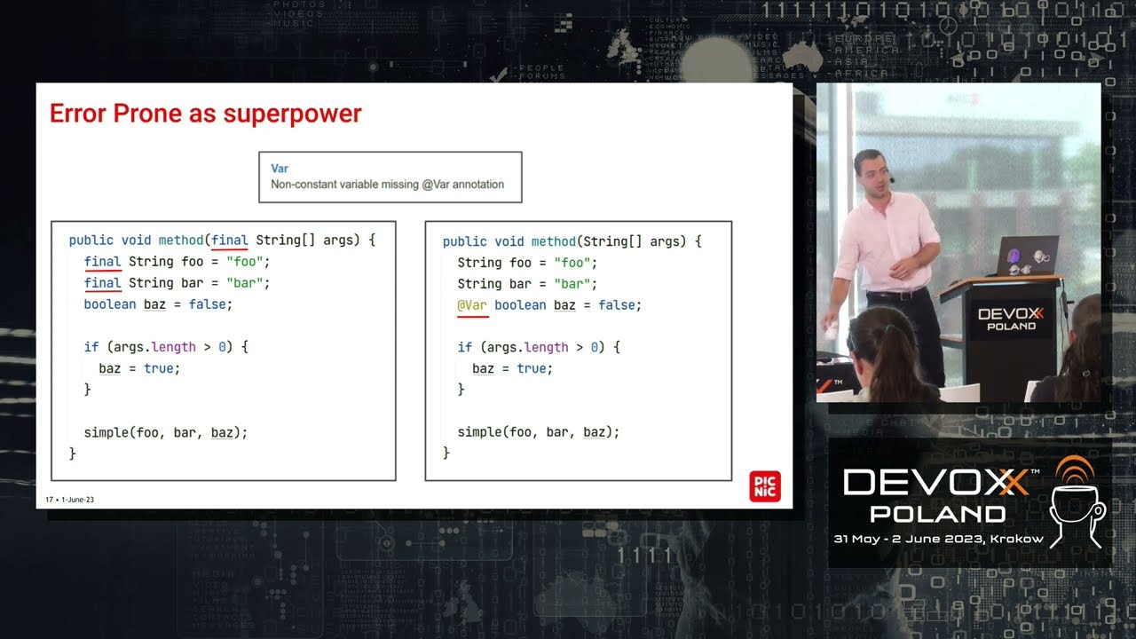 Automating distant  bugs with mistake  Prone in practice • Rick Ossendrijver • Devoxx Poland 2023