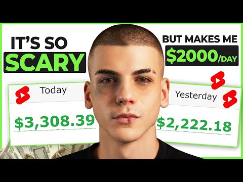 Scary $1250/Day YouTube Shorts Method For Beginners To Make Money Without Showing Face!