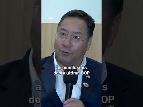 🔥Presidente da Bolívia, Luis Arce critica a conferência do clima e quer mais ação dos países ricos🔥