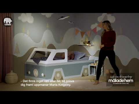 Maria Kingsley och Caparol färg inspirerar till målning - Måla ett barnrum